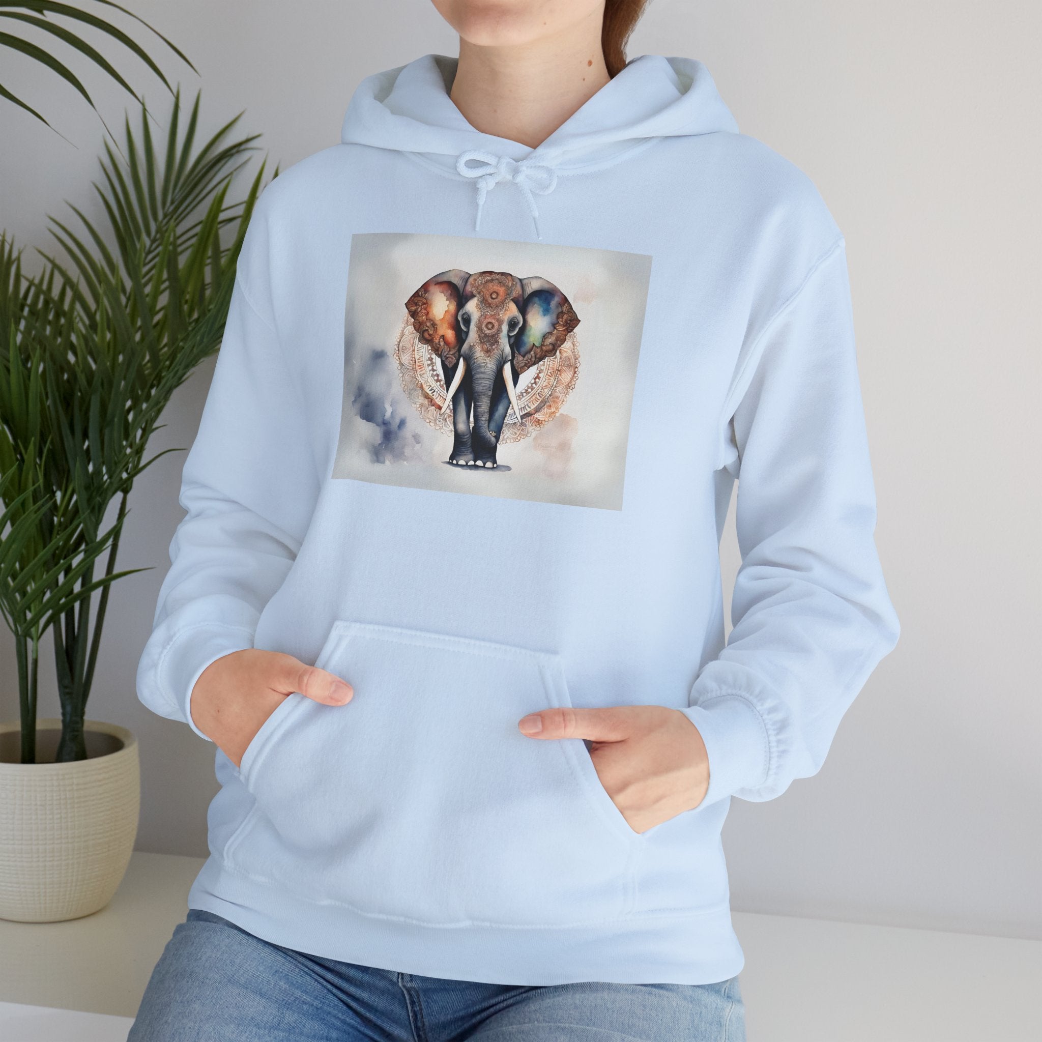 Elephant Spirit Animal Hoodie- "Wear Your Wisdom; Embody Your Strength"