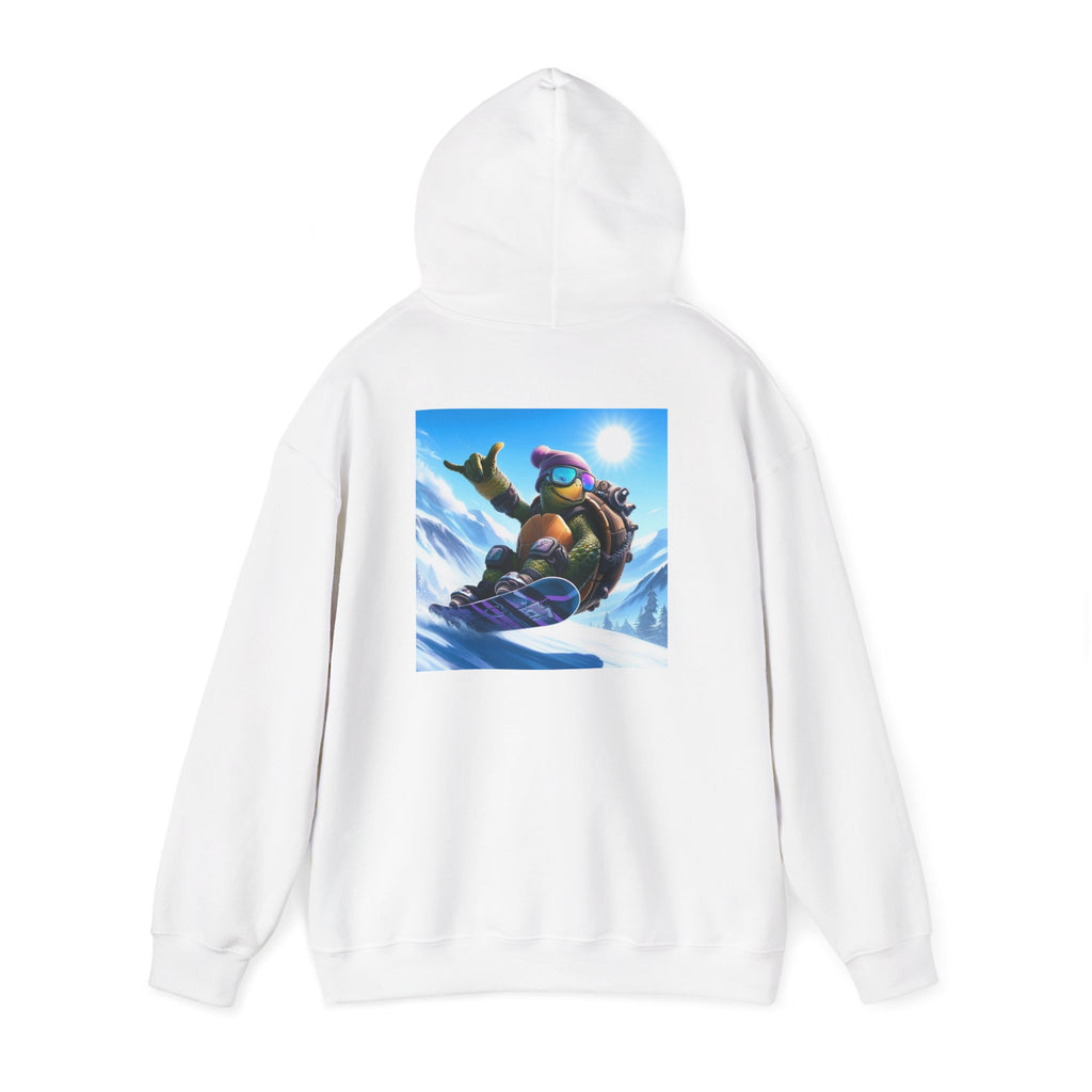 Hooded Sweatshirt Snowboarding Turtle Shakalaka Design