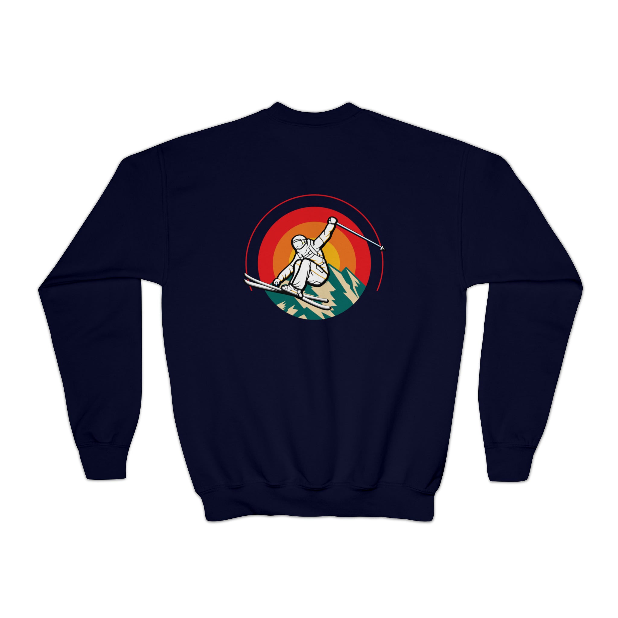 Youth ski jump Crewneck Sweatshirt