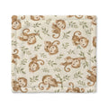 Baby Monkey Lovey Blanket, Minkey Security Blanket,  Safari Nursery Gift, Double Sided NuSafari®