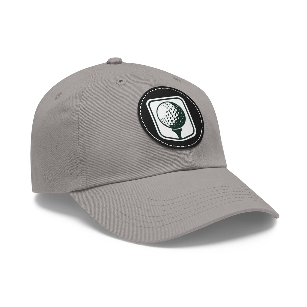 Leather Patch Golf Hat – Premium Adjustable Cap for Golfers & Outdoor Enthusiasts