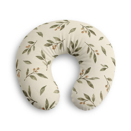 Botanical Nursing Pillow cover, sage green nursery decor, Baby Shower Gift to