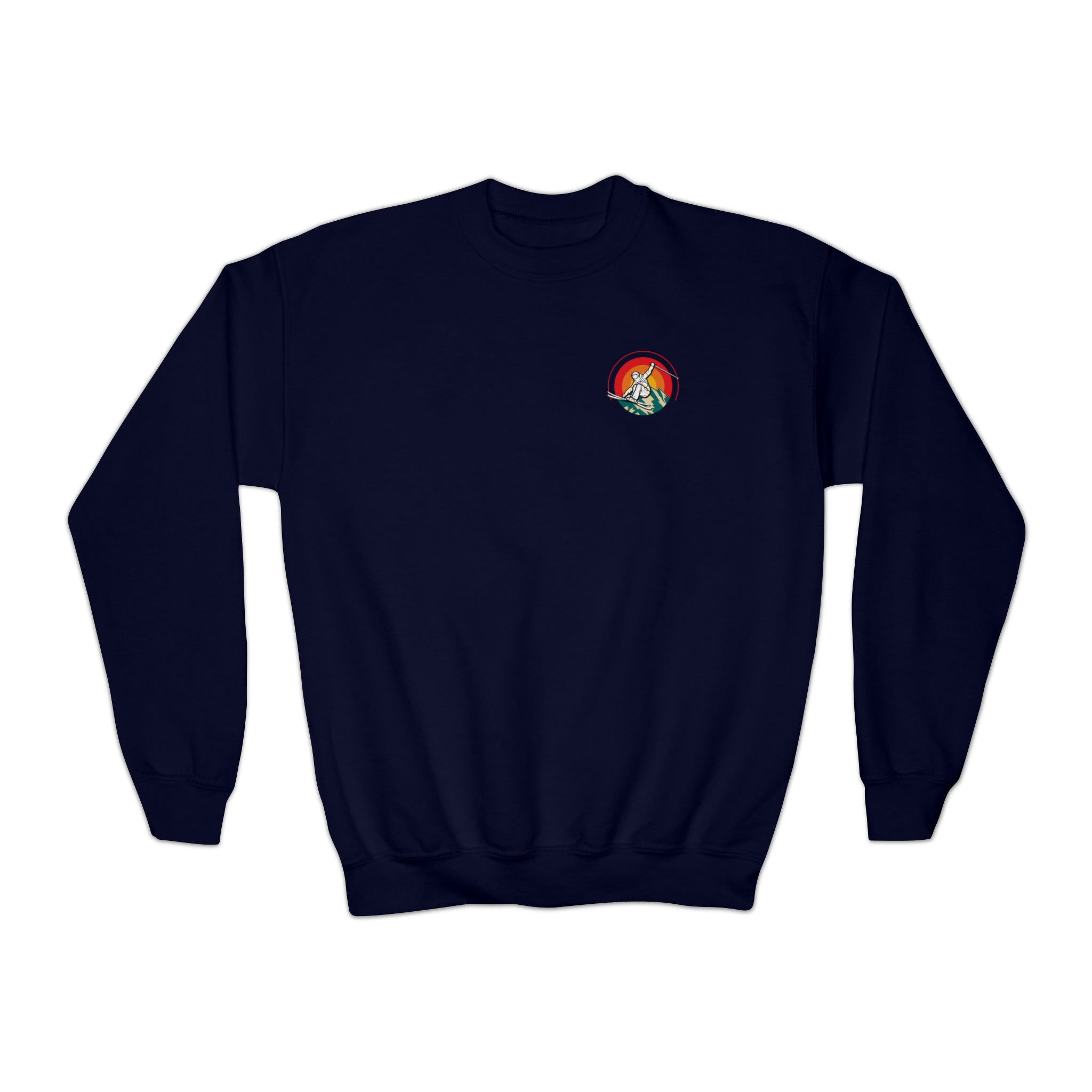 Youth ski jump Crewneck Sweatshirt