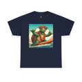 Surfing Turtle T-Shirt – Tropical Hawaiian Sea Turtle Graphic Tee