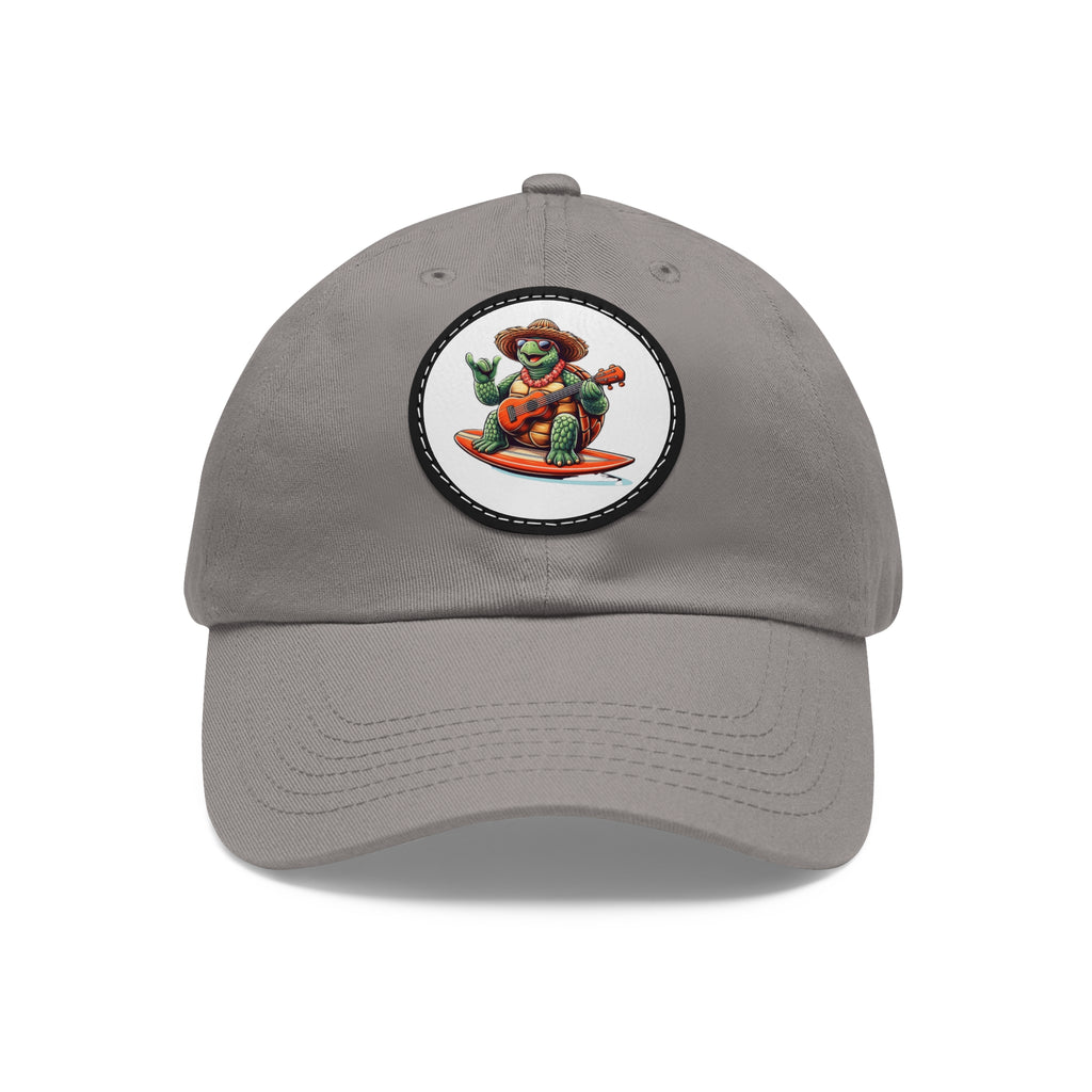 Surfing Turtle Leather Patch  Coastal Calm Collection