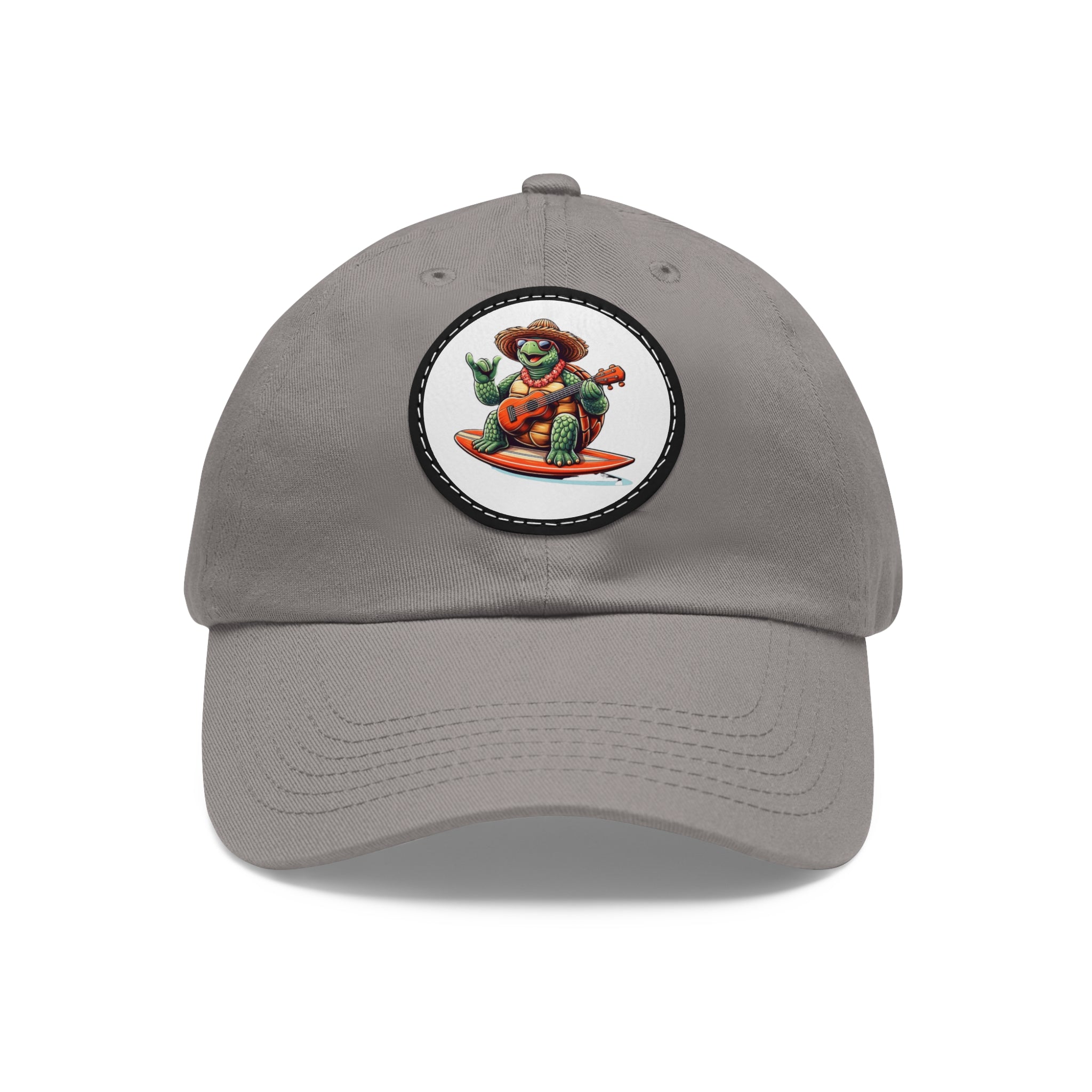 Surfing Turtle Leather Patch  Coastal Calm Collection