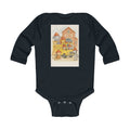 Infant Bodysuit — Yellow Firetruck & Animal Fireman Baby Onesie