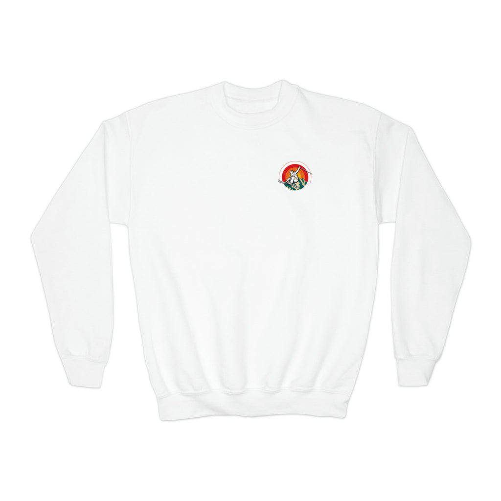 Youth ski jump Crewneck Sweatshirt