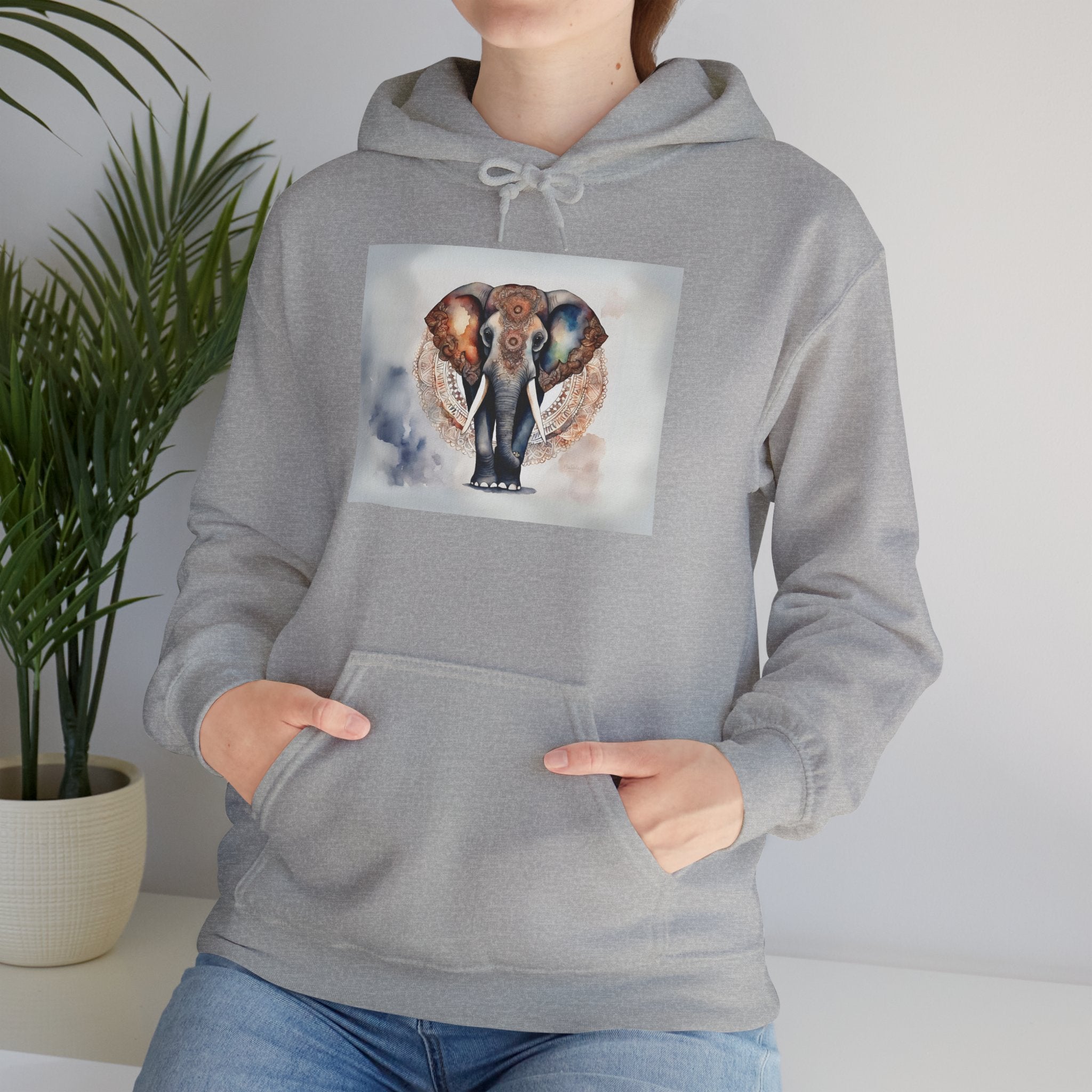 Elephant Spirit Animal Hoodie- "Wear Your Wisdom; Embody Your Strength"