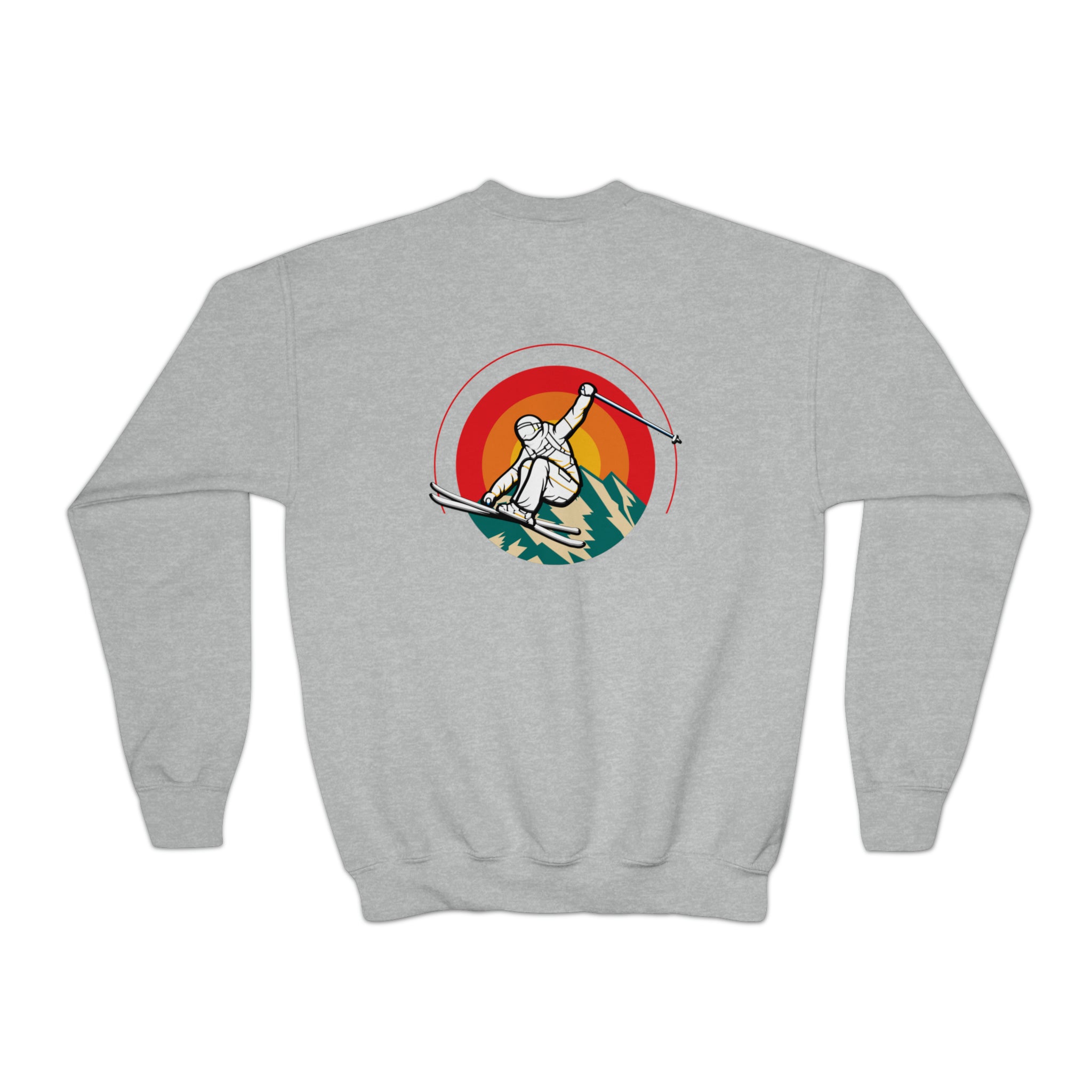 Youth ski jump Crewneck Sweatshirt