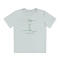 Minimalist Swinging Youth Golfer Performance Tee