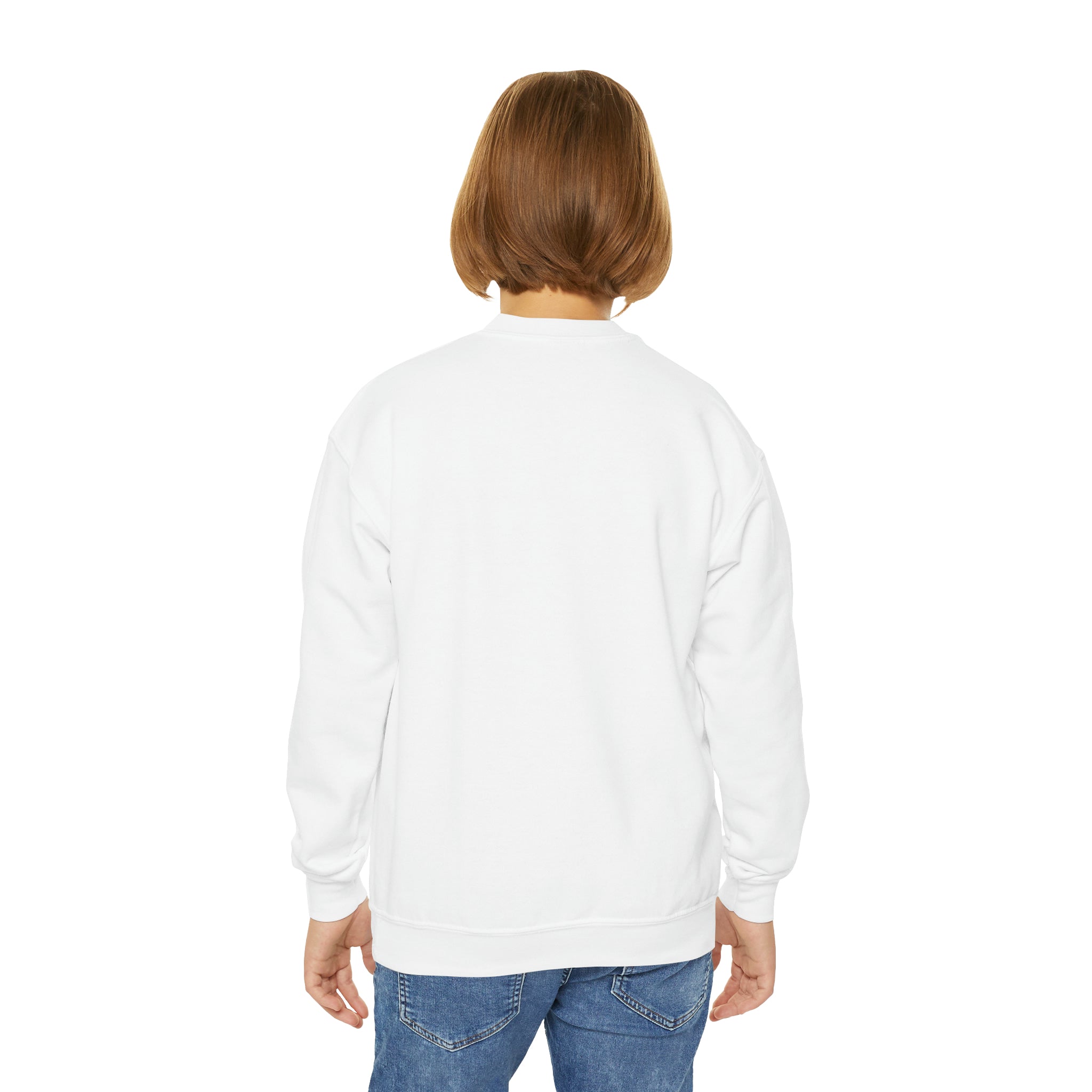 Skiing turtle youth Crewneck Sweatshirt
